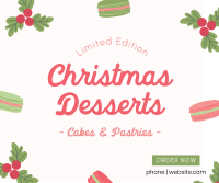 Cute Homemade Christmas Pastries Facebook Post