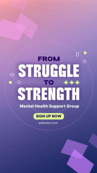 Mental Health Support Facebook Story