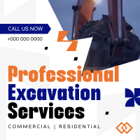 Professional Excavation Services Linkedin Post