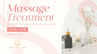 Simple Massage Treatment Facebook Event Cover