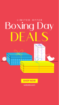 Boxing Day Deals Instagram Story