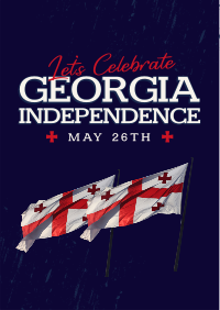 Let's Celebrate Georgia Independence Flyer