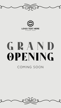 Elegant Grand Opening Instagram Story