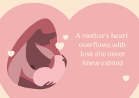 Motherhood Postcard example 4