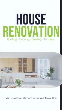 Renovation Construction Services Facebook Story