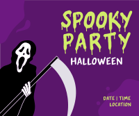 Spooky Party Facebook Post