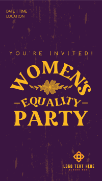 Women's Equality Celebration Instagram Story Design