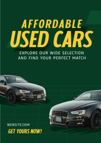 Quality Pre-Owned Car Poster