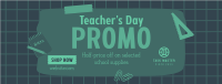 Teacher's Day Deals Facebook Cover Image Preview