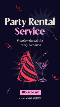 Quirky Party Service Facebook Story