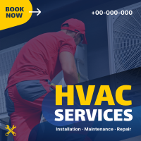 HVAC Services Instagram Post Design