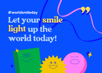 World Smile Day Postcard example 3