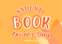 Book Lovers Greeting Postcard