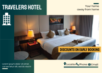 Travelers Hotel Postcard