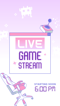 Feminine Game Stream Facebook Story