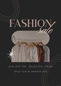 Sophisticated Fashion Sale Poster