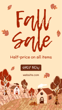 Autumn Leaves Sale Instagram Story