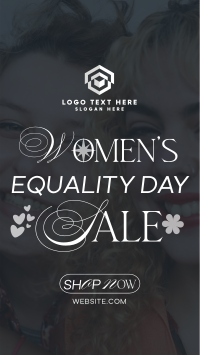 Minimalist Women's Equality Sale Instagram Reel Image Preview