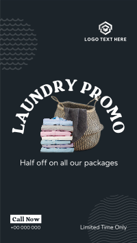 Laundry Delivery Promo Facebook Story