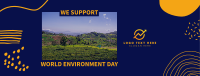 We Support World Environment Day Facebook Cover