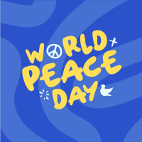 Quirky Peace Day Instagram Post