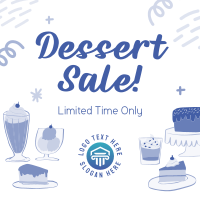 Discounted Desserts Linkedin Post Design