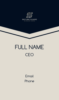 Premium Corporate Professional Letter S Business Card Image Preview