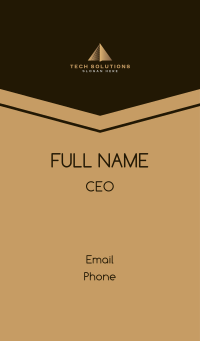 Premium Pyramid Firm Business Card Image Preview
