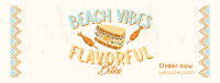 Flavorful Bites at the Beach Facebook Cover