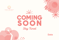 Abstract Coming Soon Pinterest Cover Image Preview