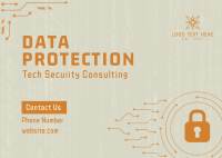 Data Security Postcard example 1