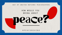 Contemporary United Nations Peacekeepers Animation