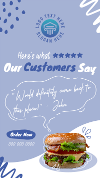 Customer Feedback Food Instagram Reel