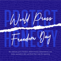 World Press Freedom Instagram Post Design