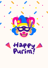 Purim Day Poster