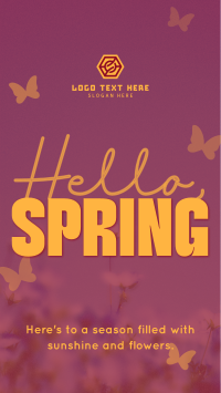 Spring Greeting Quote Instagram Story