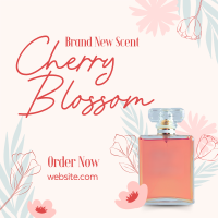 Elegant Flowery Perfume Instagram Post Image Preview