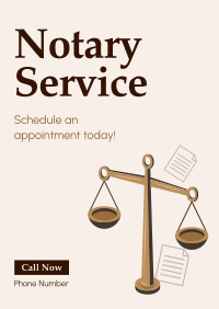 Professional Notary Services Poster