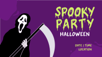 Spooky Party Facebook Event Cover