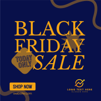 Black Friday Scribble Sale Linkedin Post Design