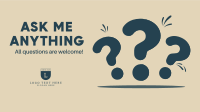 All Questions Are Welcome Facebook Event Cover