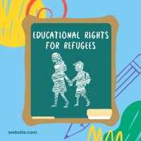 Refugees Education Rights Instagram Post Image Preview