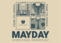 May Day Postcard example 1