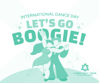 Lets Dance in International Dance Day Facebook Post