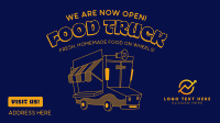 Retro Food Truck Festival Video Design