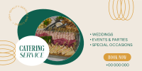 Classy Catering Service Twitter Post Design