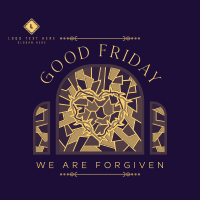 We are Forgiven Linkedin Post Design