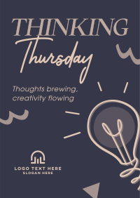 Thinking Thursday Thoughts Flyer