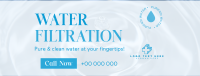 Water Filter Business Facebook Cover