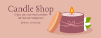 Candle Shop Promotion Facebook Cover Image Preview